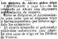 L'Alcora, desembre de 1918.

#feminismedelspoblesdemoatros