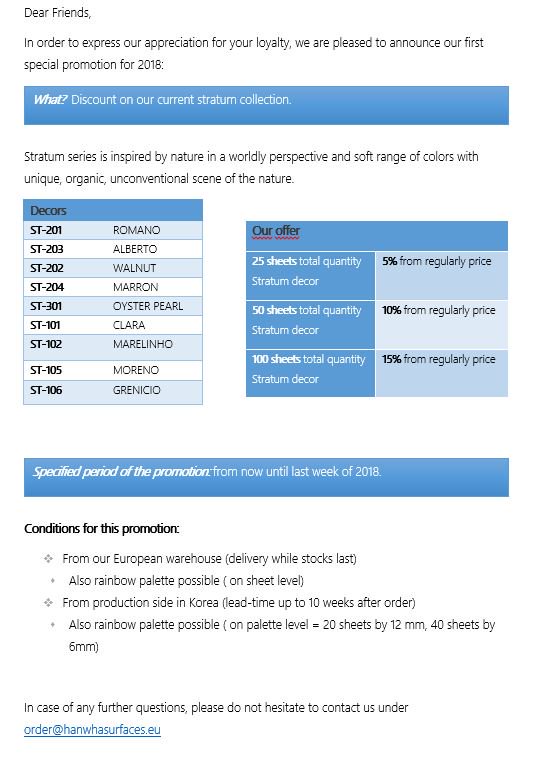 First Promotion of Hanex !