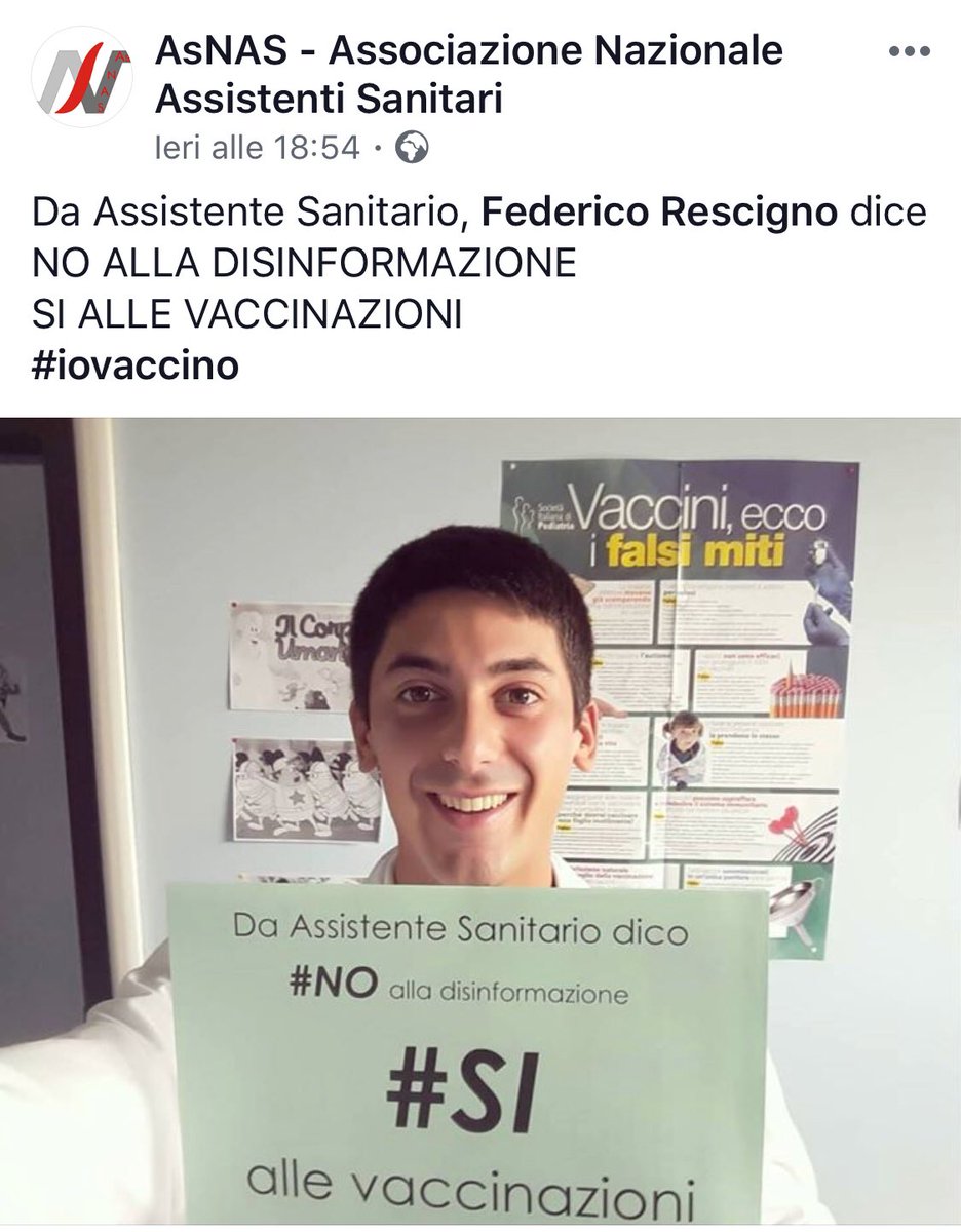 wiskyno's tweet photo. 💪🏽
#iovaccino #sivax #ridacciilvaccino #asnas
#assistentesanitario https://t.co/B75HMS9SU8
