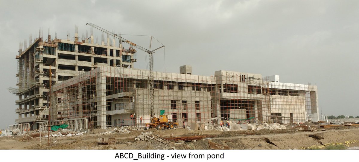 dicdlOfficial's tweet photo. Construction update:
Administration Cum Business Centre, Dholera - A LEED GOLD rated building.
@dmicdc
@DholeraOfficiaI
@alkesh12sharma
#LEED #Goldrated #WorldClass #FutureReady #PlugnPlay #Smartinfrastructure #SmartCity #ICTEnabled #EaseOfGovernance #SustainableDevelopment https://t.co/jaK4dRcMrq
