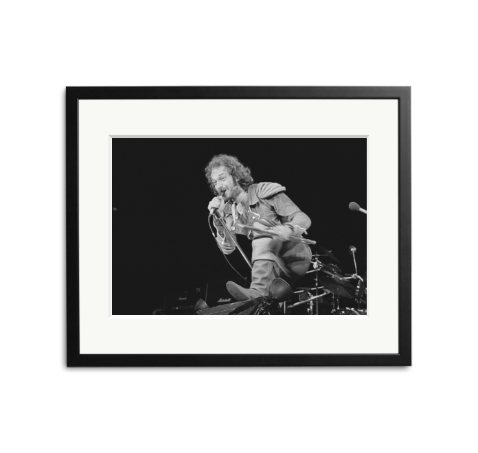 Happy Birthday to Ian Anderson of Jethro Tull - photographed by Richard McCaffrey in 1975.  