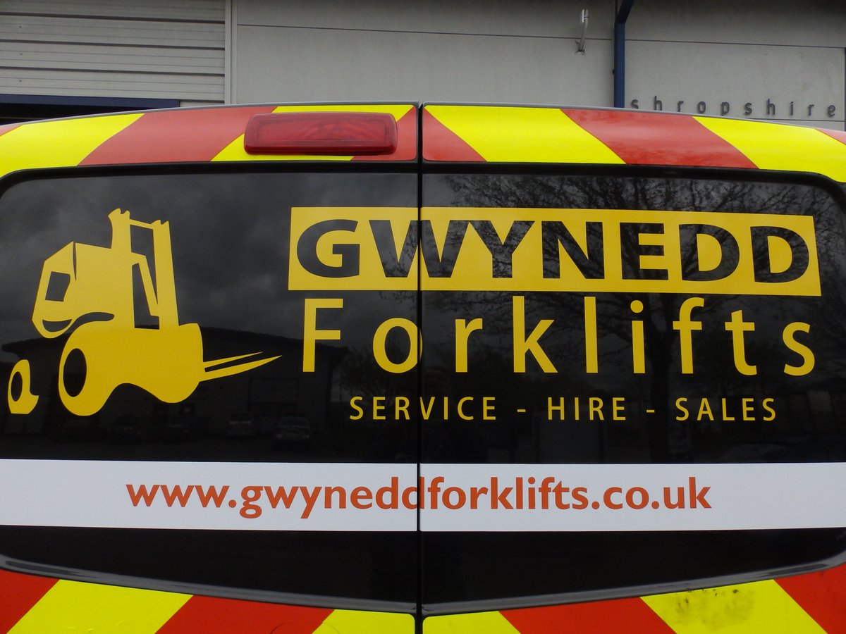 Gwynedd Forklifts new van wrap.
Why not call us for a quote.
01694-6764000
