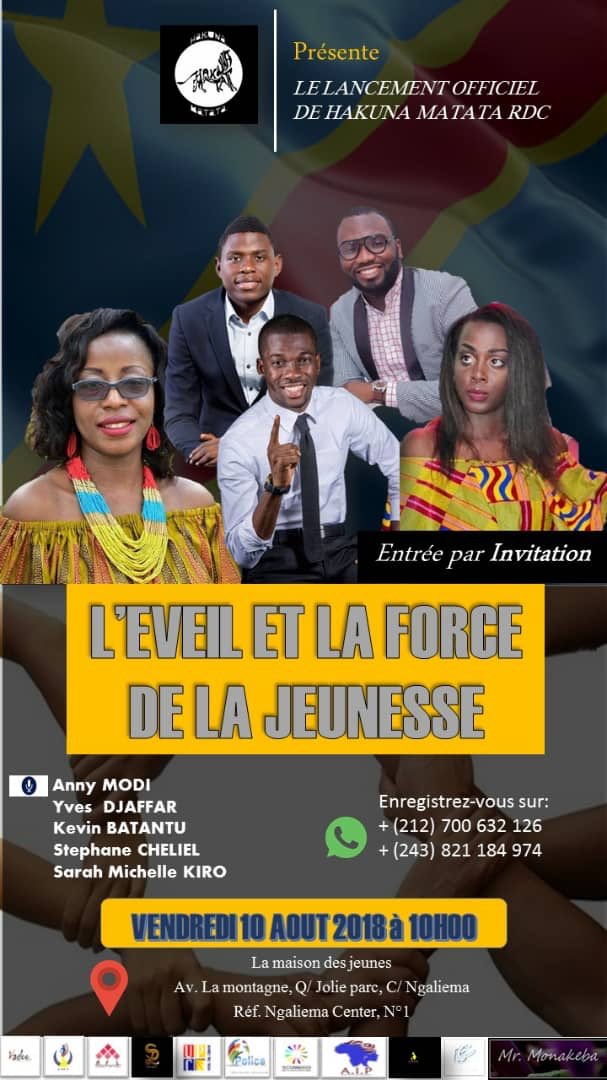AFIA MAMA RDC (@afiamama) on Twitter photo Happening now lancement de la plate forme des jeunes #HakunaMatata à la maison de jeunes de Kintambo
<a href="/habariRDC/">Habari RDC</a> <a href="/ffcrdc/">Fonds pour les Femmes Congolaises - FFC</a> <a href="/tunawezacongo/">Si Jeunesse Savait</a> <a href="/ziimeidon/">Alexandra Muleka</a> <a href="/sofepadi/">SOFEPADI</a> <a href="/maleineco/">M.M. KALALA</a> @FemmesLeadeRdc <a href="/RienSlesFemmes/">Rien sans les Femmes</a> <a href="/arnold_bakulu/">Arnold Bakulu</a> <a href="/clairntumba/">Clairthy Ntumba</a> <a href="/EzboraHaydez/">Ezbora Lubamba</a> <a href="/intalertdrc/">InternationalAlert DRC</a> <a href="/Aquillasgroup/">Aquilla's Group RDC</a> <a href="/ztrici/">Patricia mupanga</a> Happening now lancement de la plate forme des jeunes #HakunaMatata à la maison de jeunes de Kintambo
<a href="/habariRDC/">Habari RDC</a> <a href="/ffcrdc/">Fonds pour les Femmes Congolaises - FFC</a> <a href="/tunawezacongo/">Si Jeunesse Savait</a> <a href="/ziimeidon/">Alexandra Muleka</a> <a href="/sofepadi/">SOFEPADI</a> <a href="/maleineco/">M.M. KALALA</a> @FemmesLeadeRdc <a href="/RienSlesFemmes/">Rien sans les Femmes</a> <a href="/arnold_bakulu/">Arnold Bakulu</a> <a href="/clairntumba/">Clairthy Ntumba</a> <a href="/EzboraHaydez/">Ezbora Lubamba</a> <a href="/intalertdrc/">InternationalAlert DRC</a> <a href="/Aquillasgroup/">Aquilla's Group RDC</a> <a href="/ztrici/">Patricia mupanga</a>
