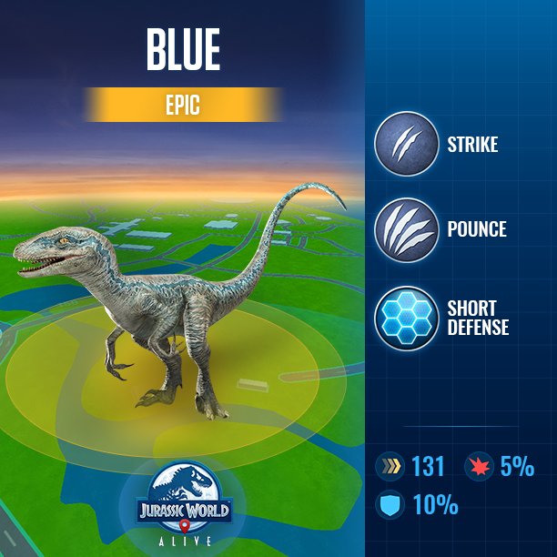 Jurassic World Alive On Twitter Blue Is Back Head Out And Collect 