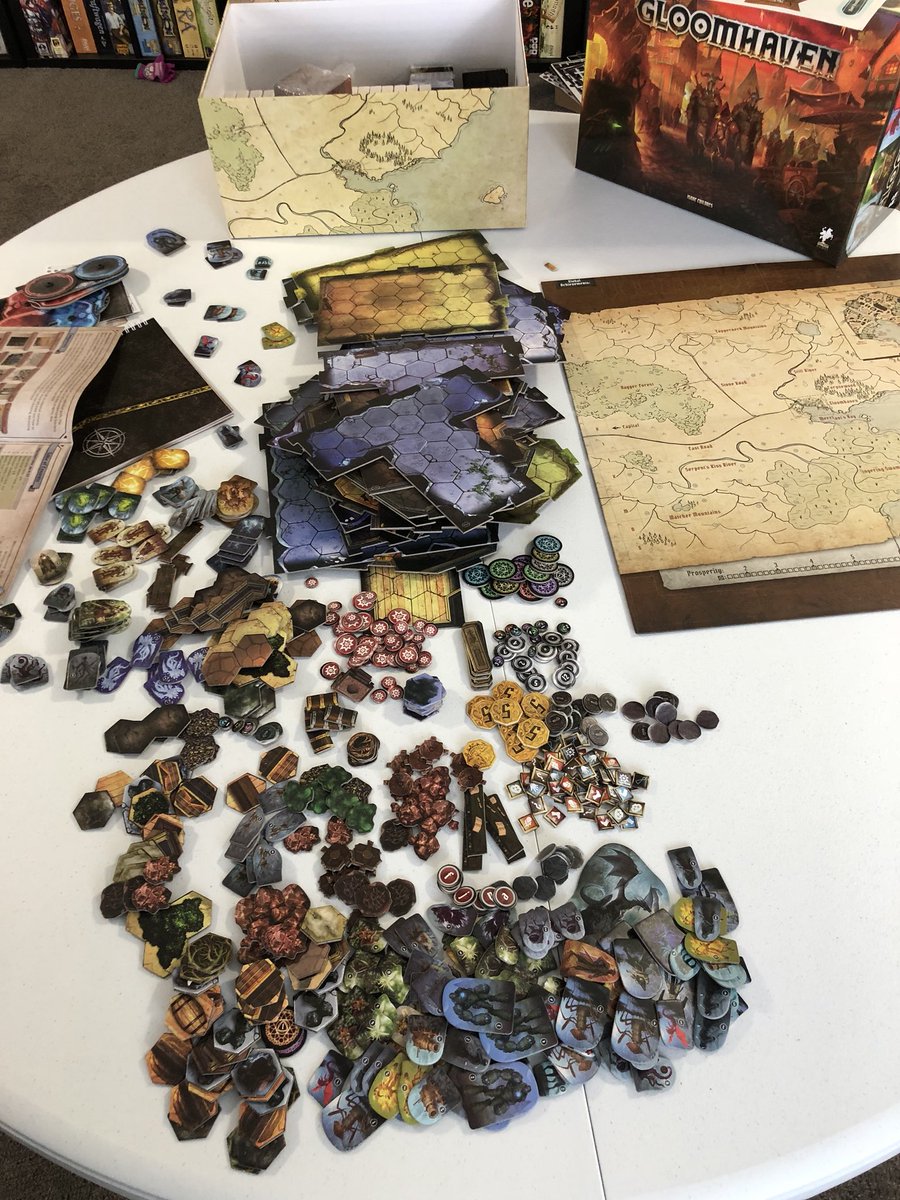 Finally punched, not sorted yet. #gloomhaven #Boardgames