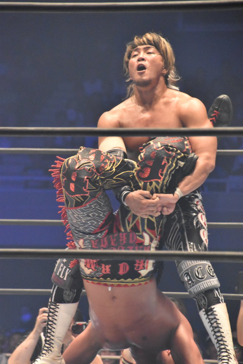 アキ در توییتر 18 8 10 日本武道館 テキサスクローバーホールドからのスタイルズクラッシュ Njpw G128 棚橋弘至 スタイルズクラッシュ