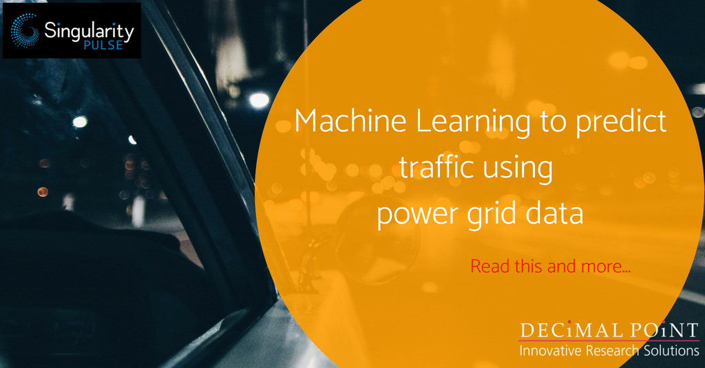 DecimalP's tweet photo. Read about how #Machine_Learning can predict traffic using power grid data
#SingularityPulse by @DecimalP Point Analytics 
https://t.co/hpdHFjmbOi https://t.co/MUi8F6edxG