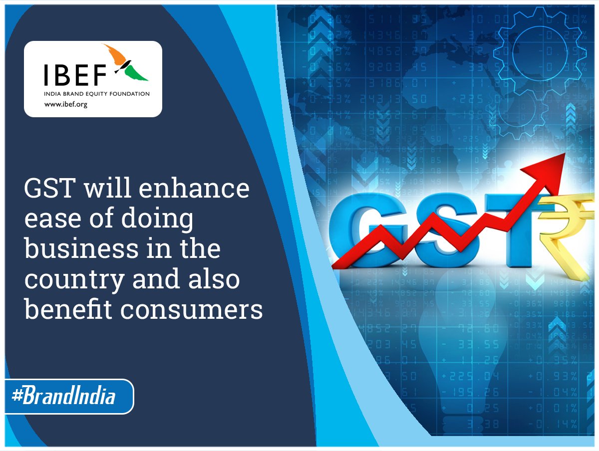 Goods and Services Tax (#GST), in long run will help enhance ease of doing business in the country and also benefit consumers. Click here to read more bit.ly/2vxPlmO #BrandIndia