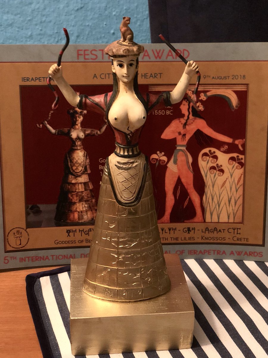 kpetsas's tweet photo. It feels truly amazing to receive a Festival Award at the 5th International Documentary Film Festival of Ierapetra. But it is really unique to receive so much positive feedback and heartwarming comments from the audience at the open air screening of your short film. Thank you https://t.co/AdjK0A6F8P