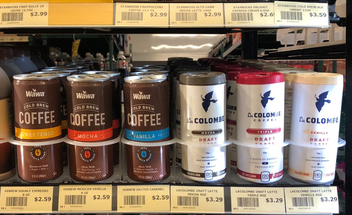 LaColombeCoffee's tweet photo. The dove and the goose together at last. #DraftsInStock at @wawa. https://t.co/MeuVAM5AZm