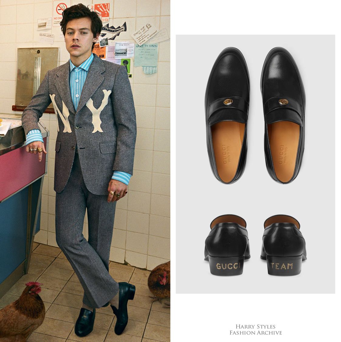 GG loafer with Gucci Team motif ($950 