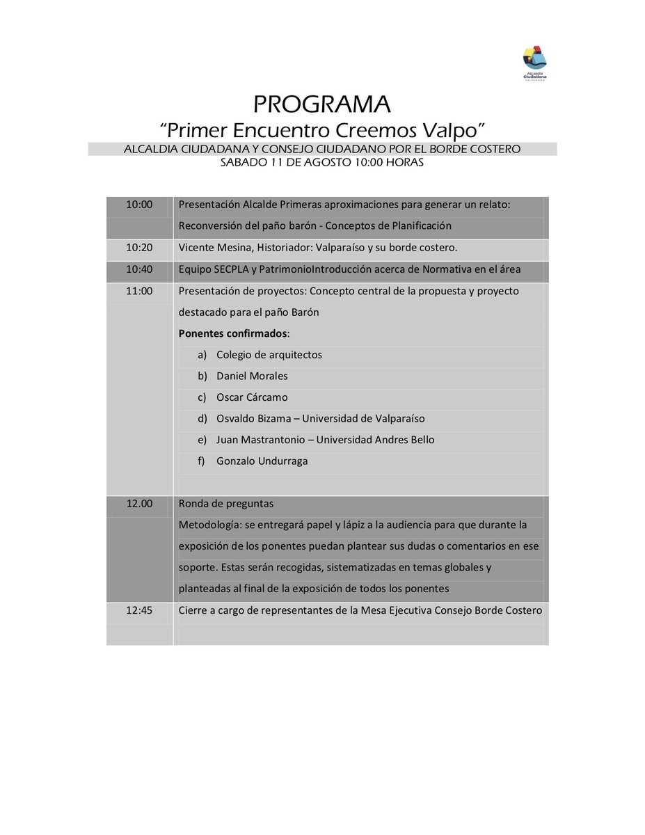 jcgarciapdea's tweet photo. Me llegó esta invitación del @MunicipioValpo, y me pareció importante compartirla con todos ustedes, ya que es una buena iniciativa. La participación ciudadana para la recuperación del borde costero de Valparaíso es fundamental para la sostenibilidad del proyecto. https://t.co/Tm6PQGRDzz