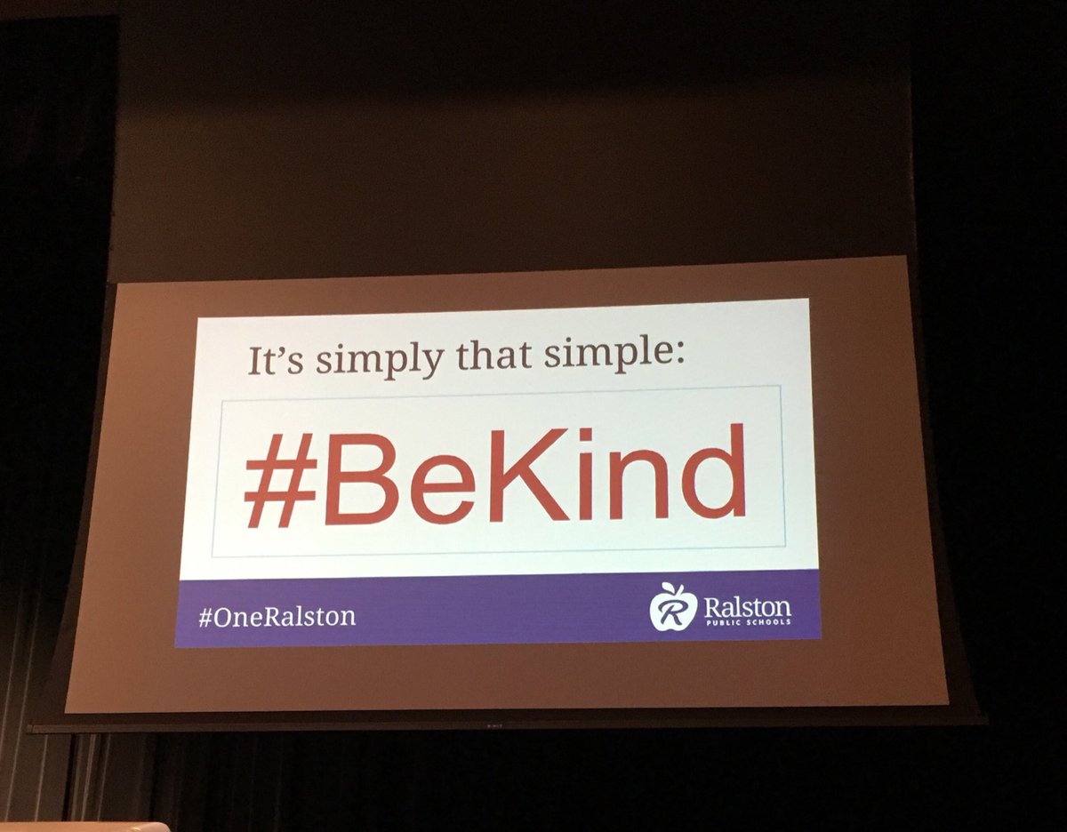 Advocate fiercely, be a voice, and #BeKind.