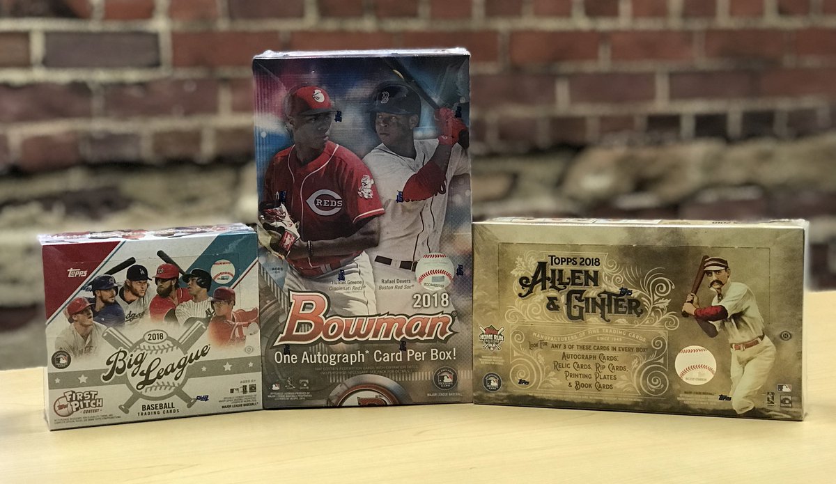 sn_mlb's tweet photo. GIVEAWAY!

Saturday is #NationalBaseballCardDay, but we're celebrating early! We have three awesome boxes to give away today, courtesy of @Topps.

To enter to win all three, RT this and tell us the set that kickstarted your love of baseball cards. 

Deadline is 3 p.m. EST. https://t.co/6JoJi1wouE