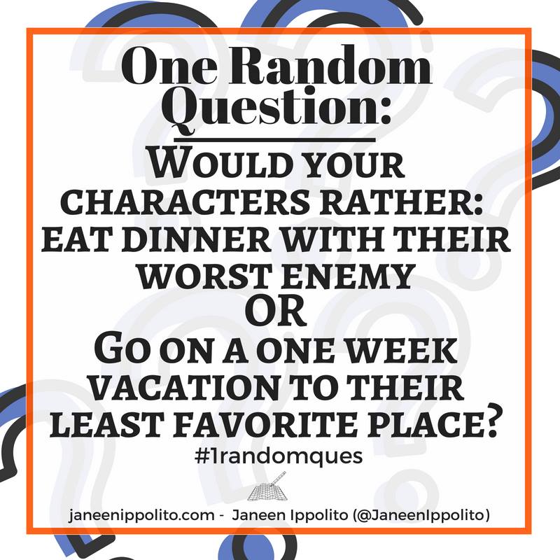hlburkewriter's tweet photo. #1randomques Kit and Bryce (Gaze lovingly at each other): Vacation, because as long as we are together, everything is all right.
Wynna and Regyn (roll their eyes at Kit and Bryce): Can we bring poisons to the dinner? https://t.co/wBCbey2qtG