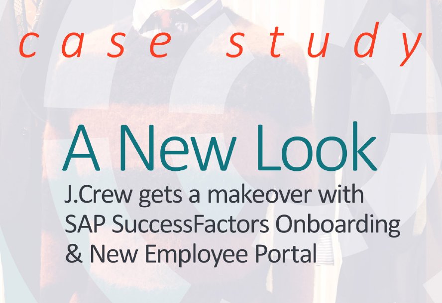 3DResults's tweet photo. We had a great time working with the team at J.Crew. Together, we found a seamless solution and a perfect fit! Click the link below to see the case study detailing our work with Onboarding and Employee Central. 

https://t.co/a8HGRi89zQ https://t.co/iiRLOlFHin