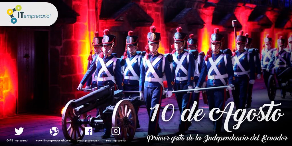 #ITEInforma EL #10DeAgosto de 1809 se recuerda la valentía de aquellos héroes, quienes firmes lucharon por la soberanía y libertad del país.
#209AñosDeLibertad  #PrimerGritoDeIndependencia
