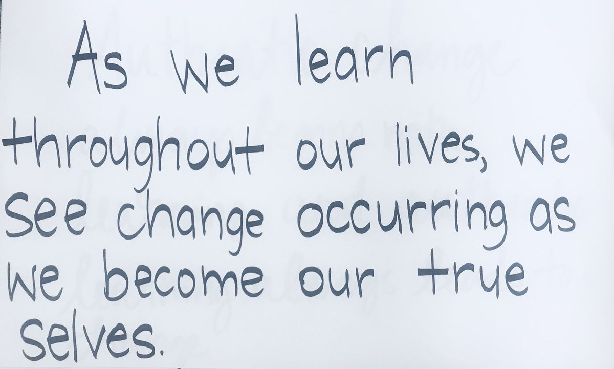 bethhill2829's tweet photo. Learning=Change

Are you changing if you’re not learning? Are you learning if you’re not changing? 

Here are some quotes created from @CentralCabotpK4 on this! Back to school for teachers was amazing...this year will be magical. @CaptainACPicard 

#JoyfulLeaders #CEtribe https://t.co/Tx8zP9cwmK