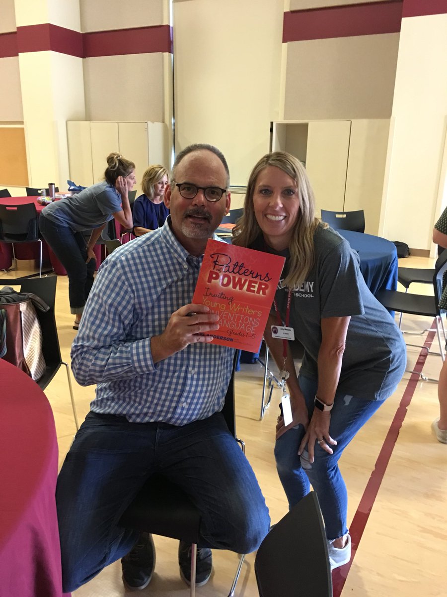 AmyLouWessels's tweet photo. What an amazing day of learning with Jeff Anderson! The impact he has on writers and teachers is unmeasurable! Thank you @FoundationWA  @writeguyjeff  #waexcels https://t.co/rSeqwbhDSk