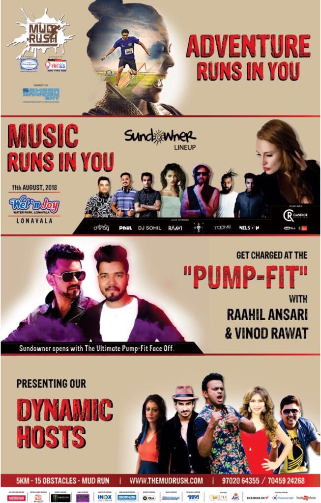 An adventure-filled run, thrilling Sundowner, electrifying hosts and much more, Mud Rush has it all. Get ready for an incredible day, Mudrushers.