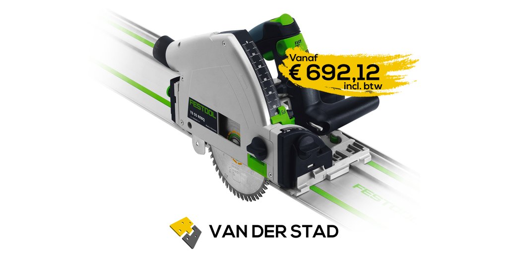 Deze Festool Cirkelzaagmachine TS55 REBQ is door de vlakke behuizing en geleide rails een uiterst flexibele machine om met minimale afstand (12mm) tot de wand te zagen. Perfect voor diverse zaagwerkzaamheden. Bekijk hem op onze website: mi8.ly/d60atm