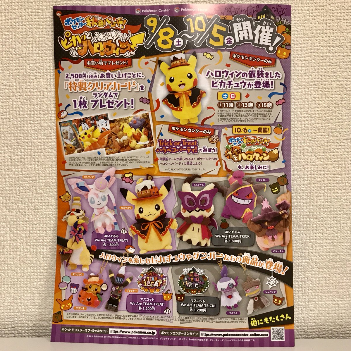 ポケモンセンターnakayama 本日のフライヤー ポケモンセンター ポケモンセンターnakayama 本日のフライヤー ポケモンセンター