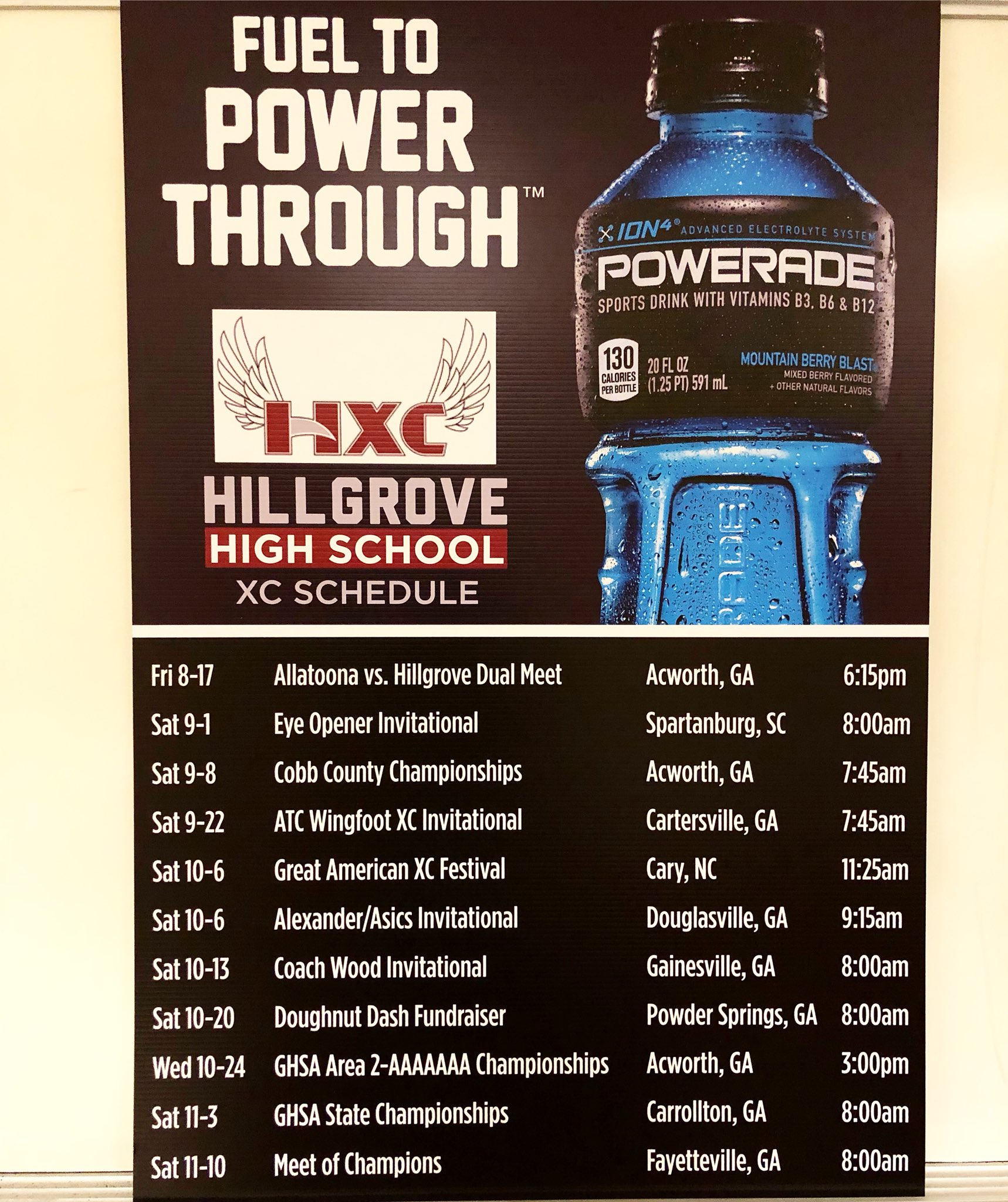 Hillgrove XC on Twitter: "🔥2018 Hillgrove XC Schedule🔥 Thanks for the Hillgrove XC on Twitter: "🔥2018 Hillgrove XC Schedule🔥 Thanks for the