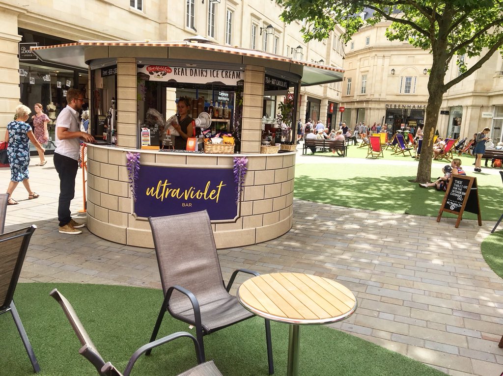 It’s still sunny here in Bath despite the forecast. So come and grab a seat in the sun ☀️ #sunnybath #ultravioletbar #ultraviolet #beergarden #beer #wine #ginandtonic #chill