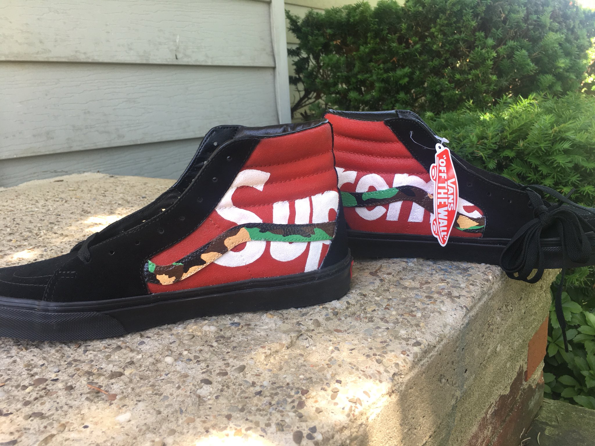 Art Vibes on X: #flashback to the “Supreme Saiyan” Vans for my