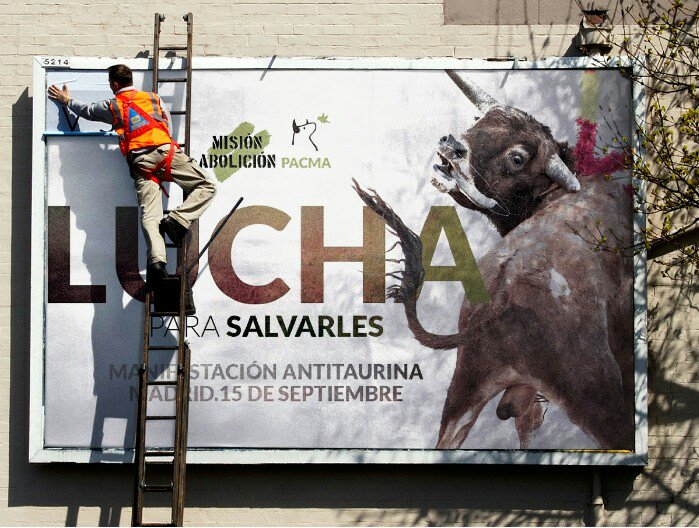 ¡BASTA YA DE MALTRATO ANIMAL! 

📢 MANIFESTACIÓN ANTITAURINA 
📆 Sábado, 15 de Septiembre 
🕔 17h 📍 Puerta del Sol #Madrid

#MisiónAbolición 🐂 <a href="/PartidoPACMA/">PACMA</a> | #FelizFinde