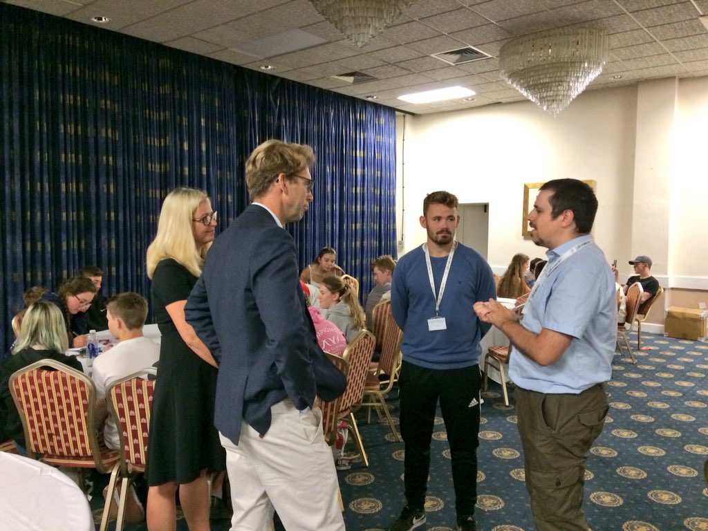CarlKnightBD's tweet photo. Fantastic to have @Tobias_Ellwood visit our @NCS programme here in Bournemouth - Insightful to hear of his involvement in #NCS from the planning stages, a reference made to the young people while planning their own social action projects! Inspiring talk &amp; a true supporter of #NCS https://t.co/wgRJx32VVT