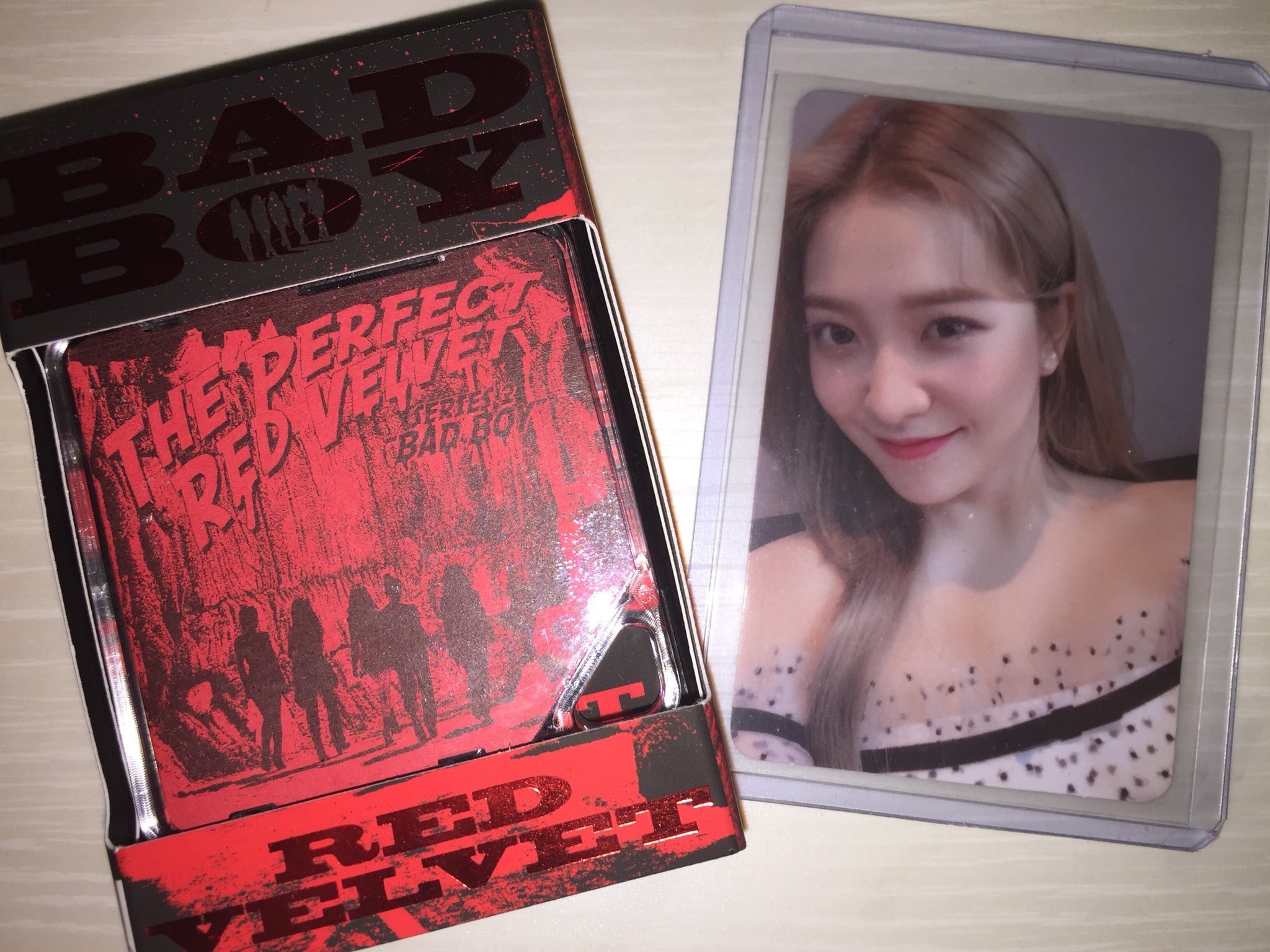 red velvet bad boy ウェンディ トレカ