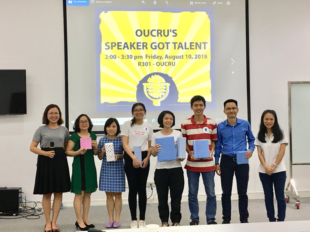 #OUCRU’s Speaker Got Talent 2018 - a chance for young researchers and coordinators to speak their minds, transfer knowledge to the community and sharpen their public speaking skills. #PublicEngagement