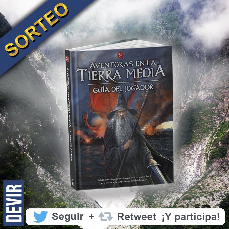 DevirIberia's tweet photo. ¡ATENCIÓN SORTEO! Muy pronto llegará a tiendas La Guía del Jugador de Aventuras En La Tierra Media. Sorteamos un ejemplar entre todos los seguidores que hagan RT hasta el domingo a las 12/08 a las 23-59h. ¡Suerte habitantes de La Comarca! 😄 https://t.co/Ncj3sZgyVm