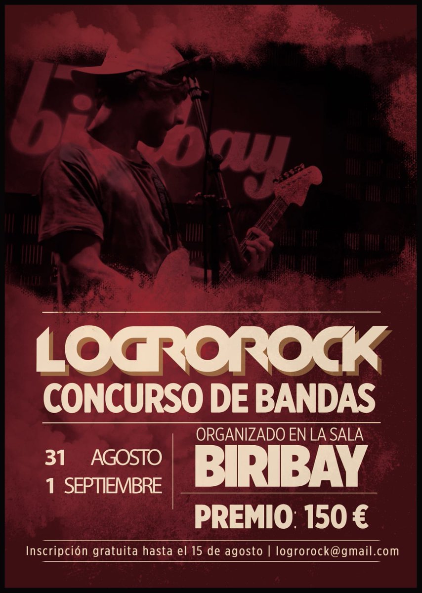 Logrorock_'s tweet photo. Estamos de vuelta con una nueva edición del Logrorock y su concurso de bandas. ¿Te lo vas a perder? ¡Apúntate! https://t.co/sZ1Ug0tZew
