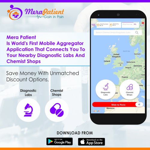 MeraPatient's tweet photo. The mobile application provides information about locally placed diagnostic labs and medicine shop in the nearby area. It directly connects a user with shops or labs and gives competitive prices, so that maximum benefits to the user can be assured.
#merapatient #mobileapp https://t.co/sfy92CAYQJ
