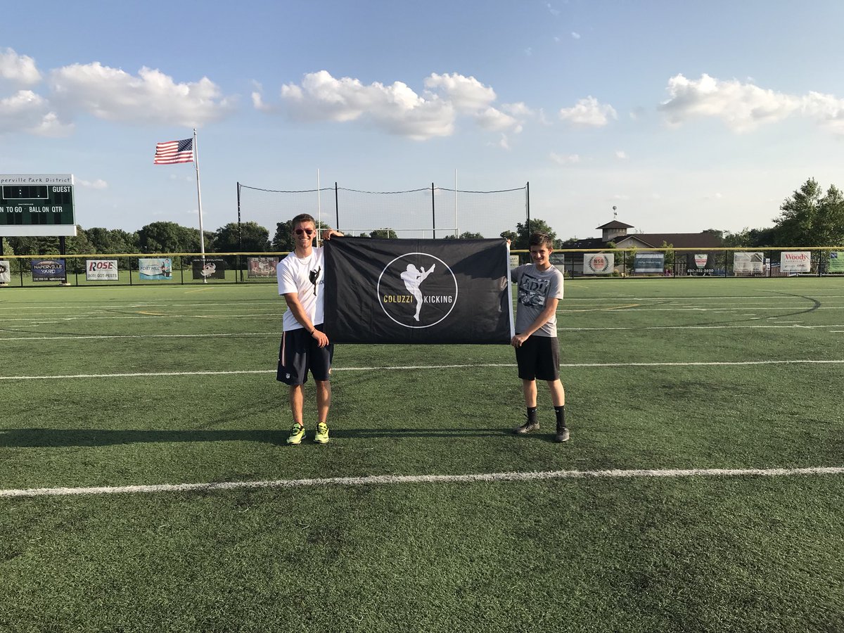 ColuzziKicking's tweet photo. #NewStudent π Coluzzi Kicking continues to grow! We had a great time working with Ben Berkley from Wheaton Warrenville South High School! The sky is the limit! π£π #BombSquad βπ» #GetHimAContract #GlazierClinics #HawkeyesMic #MULE #WizardKicking #GoalsProductions #GNC https://t.co/p0bJOAPKLF