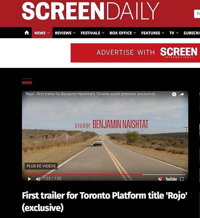 Luxboxfilms's tweet photo. ♦️ Discover the Trailer of ROJO by Benjamin Naishtat on @screendaily ! World Premiere at @tiff_net ♦️#Rojo #BenjaminNaishtat #DarioGrandinetti #AlfredoCastro #PucaraCine #Desvia #EcceFilms #VikingFilm #SutorKolonko #Argentina #BuenosAires #INCAA #CineArgentino #ancine #I… https://t.co/duR2REfsJH