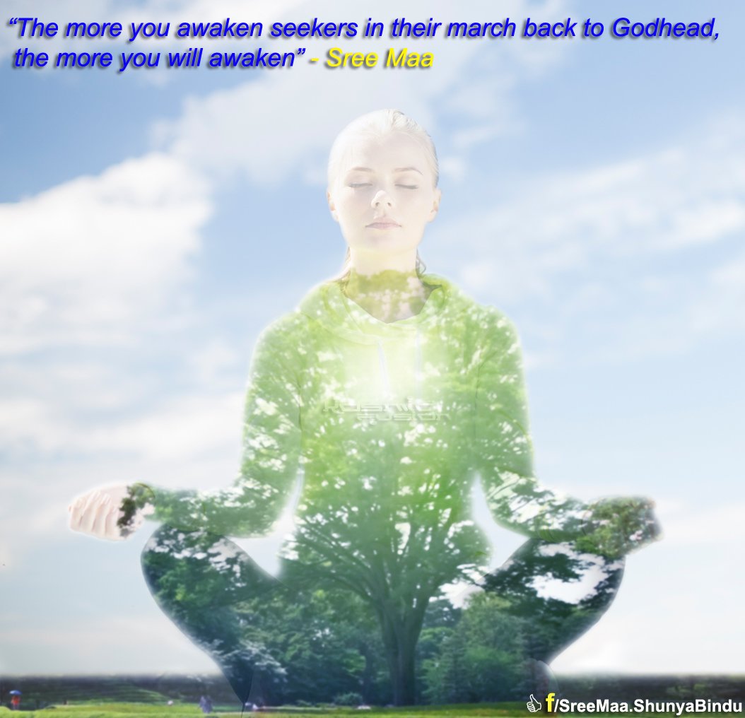 kosmicfusion's tweet image. “The more you awaken seekers in their march back to Godhead, the more you will AwaKeN” - Sree Maa  #SreeMaa #KosmicFusion #QuantumVortexEnergy #QVSWPP #AwaKeN
