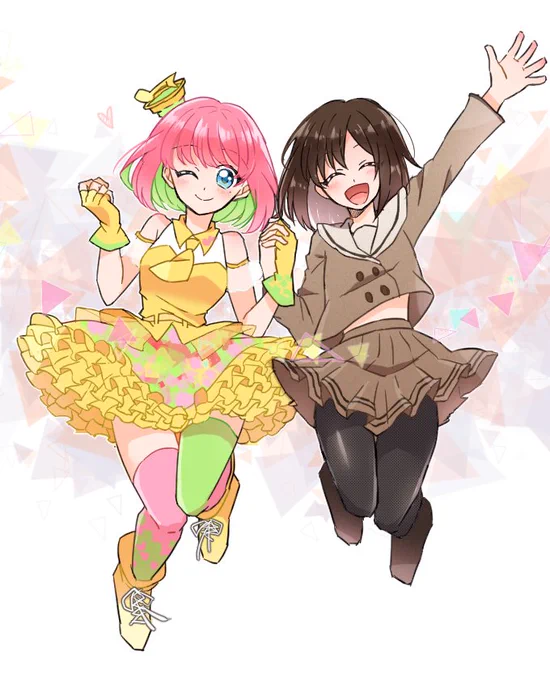 ポピちゃんなでしこちゃん。 