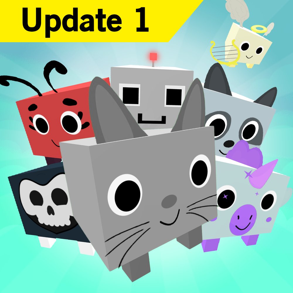 Big Games On Twitter New Pet Simulator Update Is Out Includes New Area 2 New Eggs 19 New Pets Visible Pet Nicknames And So Much More Full Changelog - roblox new update pet sim