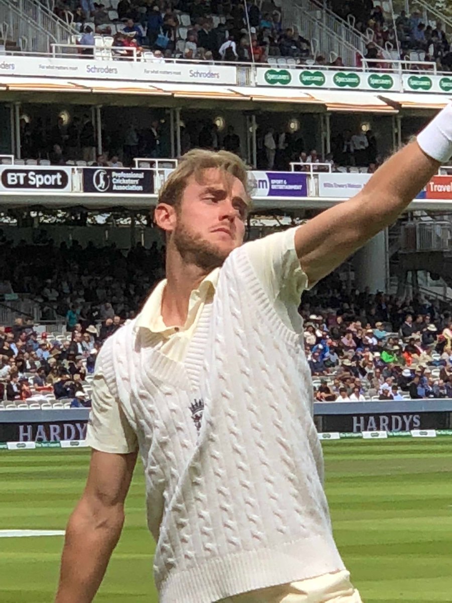 Broady warms up at Lord’s, day 2, second India test