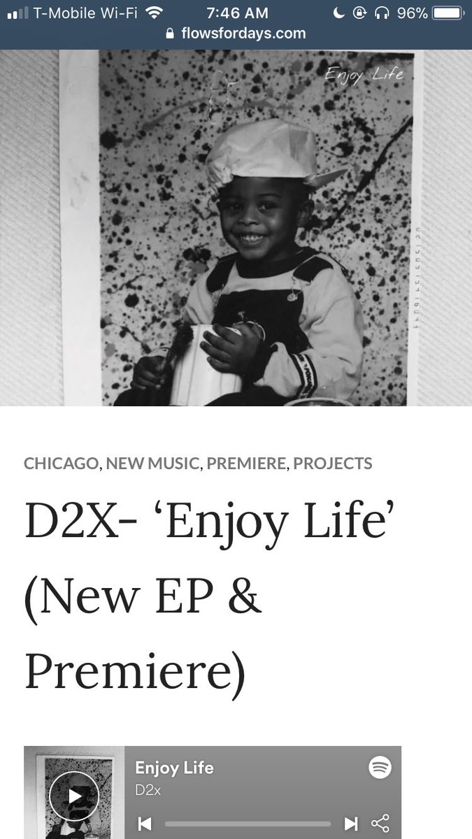 D2X Releases his highly anticipated EP “Enjoy Life”