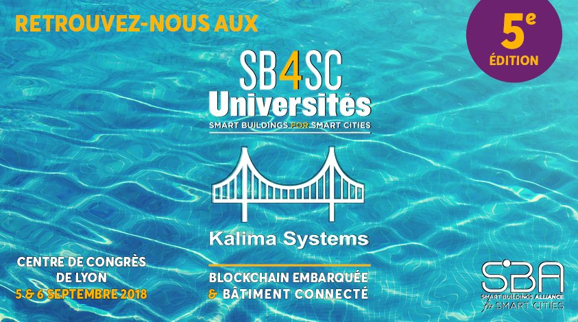 Kalima_KLX's tweet photo. 🚀 L'événement du moment ! 🏨
Venez échanger autour du thème de la #SmartCity efficiente & sécurisée et des moyens pour atteindre cet objectif : #blockchain embarquée & #gateway ready-to-service KALIMA !
> https://t.co/ykXogAVVeK
#EmbeddedBlockchain #ReadyToService #UESB4SC https://t.co/2YUA8t6pWS