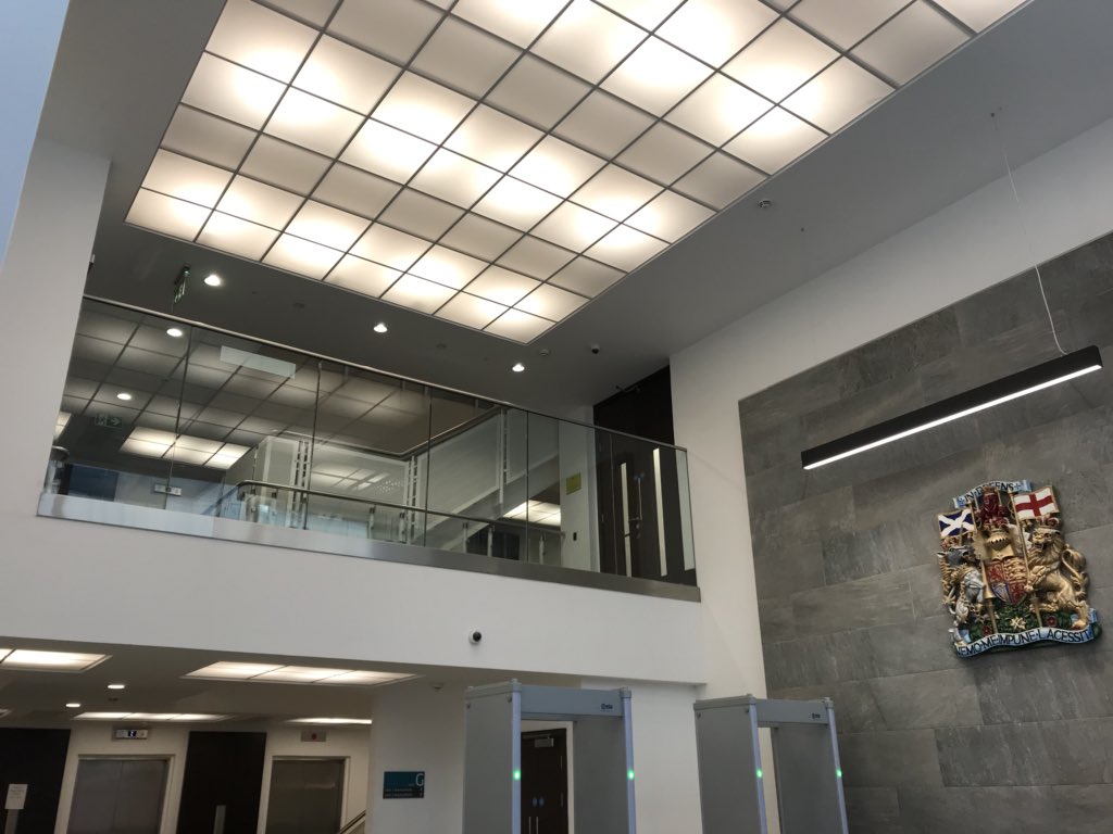 spatialgardner's tweet image. New entrance to the Scottish Courts and Tribunal Services at AQ3