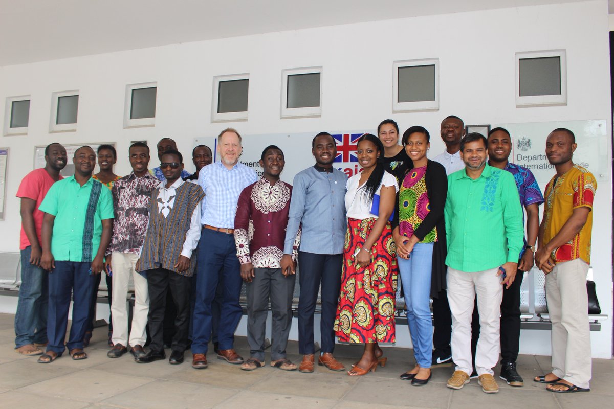 UKinGhana's tweet photo. Post Global #DisabilitySummit 2018, @ghBritish, #DFIDGhana, @UKinGhana join youth advocates Isaac and @DerickOmari in demonstrating the transformative power of technology to open new doors for PWDs in Ghana. https://t.co/xDEi2GllWo