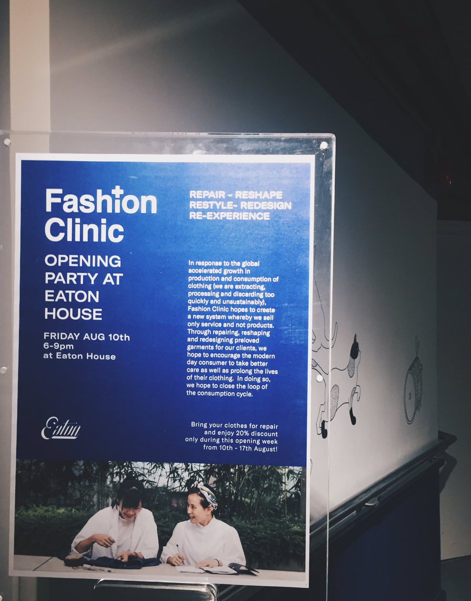 persehkofficial's tweet photo. Congrats to Kay &amp; Toby for Fashion Clinic‘s grand opening！！
This clinic follows the philosophy of refashion old clothes into something new, a beautiful redefinition of fashion☺ they also have regular workshops as well~~~go check it out！！ https://t.co/dvPkASFGfv