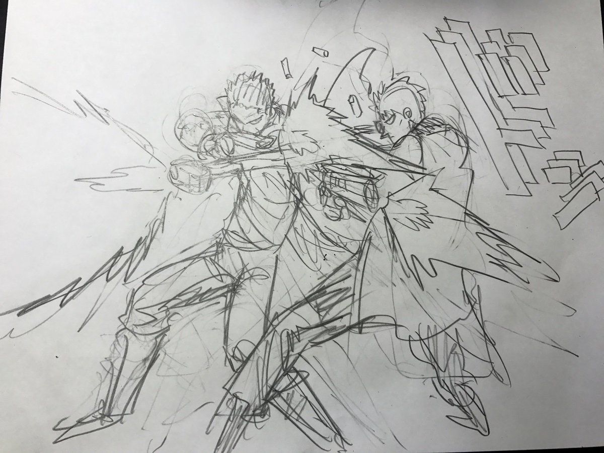 村田雄介 ワンショッターとゾンビマンの共闘シーン入れたかったけど時間的に無理でした 村田雄介 ワンショッターとゾンビマンの共闘シーン入れたかったけど時間的に無理でした