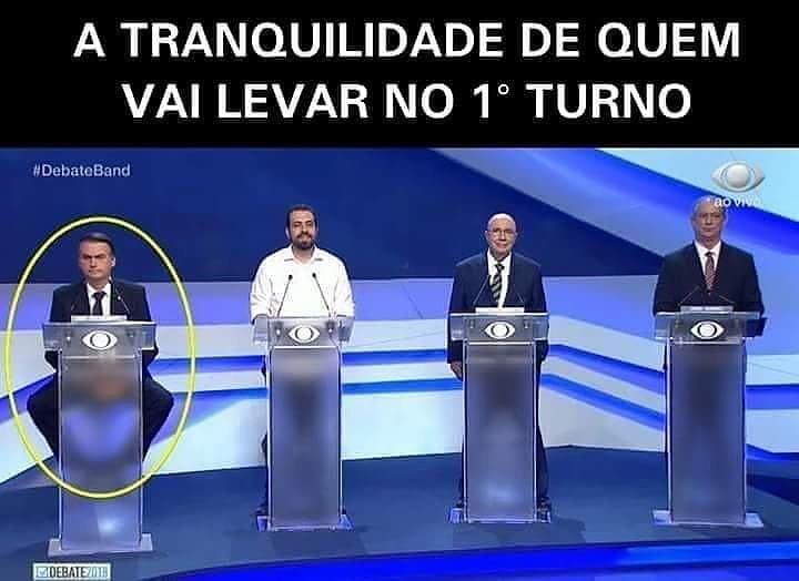 OrgConservador's tweet photo. Só Bolsonaro: #DebateBand #EstouComBolsonaro https://t.co/idYJopKzJl