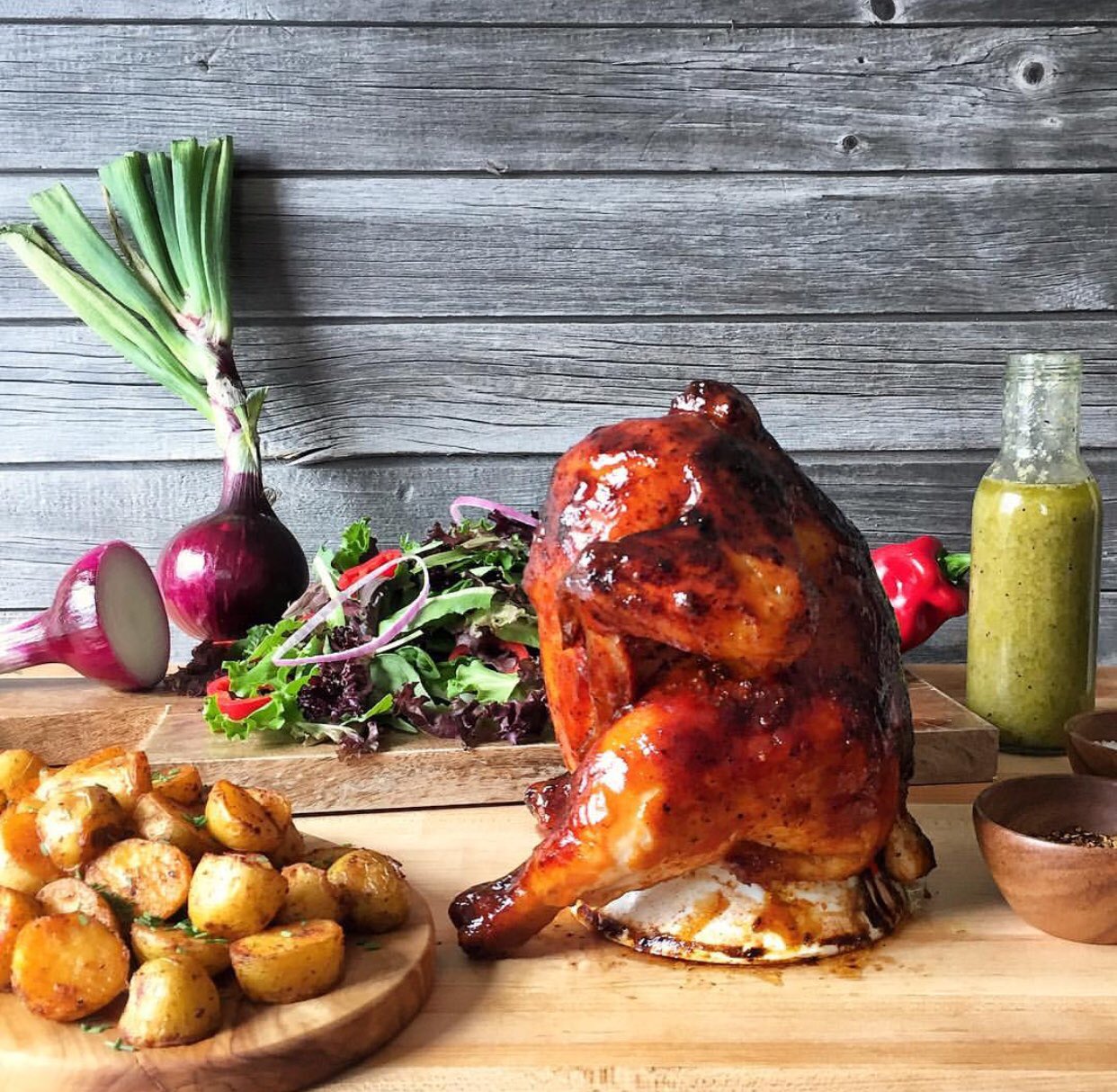 Zimmy's Nook on Twitter "Dry rubbed the chicken in the morning, then